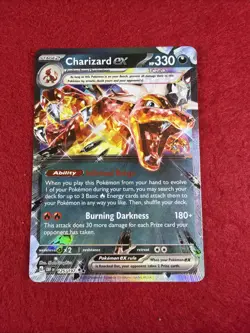 Pokemon TCG Charizard ex Sv03: Obsidian Flames 125/197 Holo Double Rare - Image 1