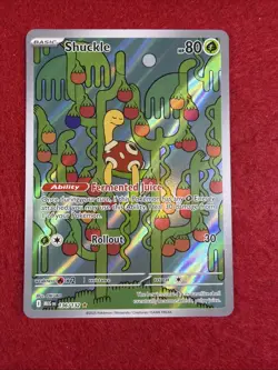 Shuckle 136/132 Mega Evolution Pokemon Illustration Rare Holo NM - Image 1