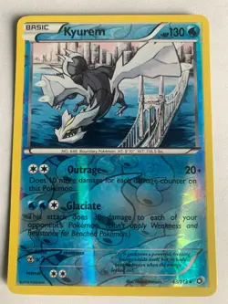 Kyurem 43/113 Reverse Holo Pokemon BW Legendary Treasures LP - Image 1