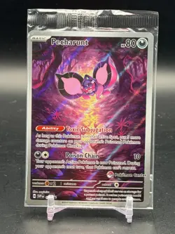 Pokemon TCG Pecharunt Pokemon Center Exclusive SVP 129 Promo Sealed - Image 1