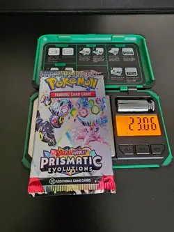 Pokemon TCG Prismatic Evolutions Booster Pack Heavy (23.06g) - BRAND NEW/ SEALED - Image 1