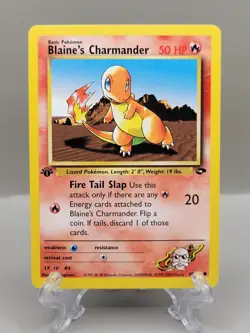 Pokemon TCG: 1st Edition Blaine's Charmander Gym Heroes 60/132 - Image 1