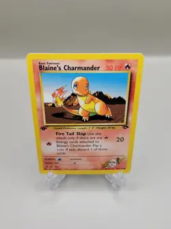 Pokemon TCG: 1st Edition Blaine's Charmander Gym Heroes 60/132 - Image 4