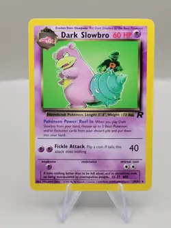 Pokemon Team Rocket Dark Slowbro Non Holo Rare 29/82 - Image 1