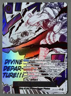 Divine Departure (Alt Art) OP13-076 R Carrying on His Will - ONE PIECE English - Image 1