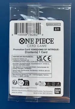 Monkey D Luffy P-006 Retail PROMO One Piece TCG Sealed - Image 2