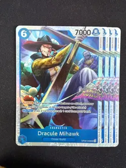 FOUR X Dracule Mihawk (OP09-048) One Piece PRB02 (English) - Image 1