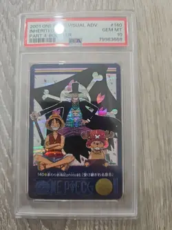 One Piece Visual Adventure 4 140 Inherited Will 2001 PSA 10 GEM VINTAGE - Image 1