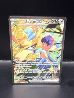 Pokemon TCG Hop's Zacian EX Holo Card 186/159 Sv09: Pokemon Journey Together NM - Image 1