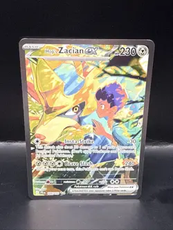 Pokemon TCG Hop's Zacian EX Holo Card 186/159 Sv09: Pokemon Journey Together NM - Image 2