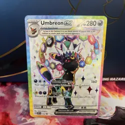 Umbreon ex 176 Prismatic Evolutions : Scarlet & Violet Promo Cards Holo - Image 1