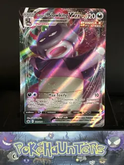 Pokemon Card Galarian Slowking VMAX 100/198 Chilling Reign Ultra Rare NM - Image 1