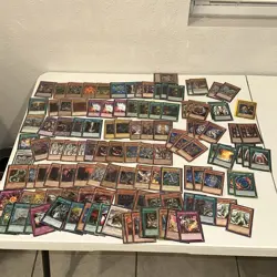 Yu-Gi-Oh TCG Vintage Lot Of 120+ Mostly Holo Foil Cards Condition As Shown OBO - Image 1