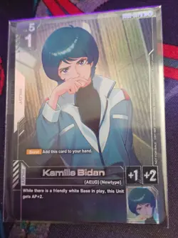 Gundam Card Game Kamille Bidan GD02-097 Newtype Challenge English Promo - Image 1