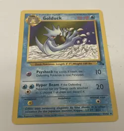 Pokemon TCG Golduck 35/62 Fossil Unlimited Edition Regular Card - Image 4