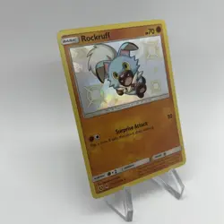Rockruff SV23/SV94 SM Hidden Fates Shiny Baby Holo Rare Pokemon Card NM - Image 2