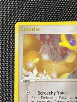 Stantler 32/115 Unseen Forces Reverse Stamped Pokemon Card Inverted Holo LP/NM - Image 3
