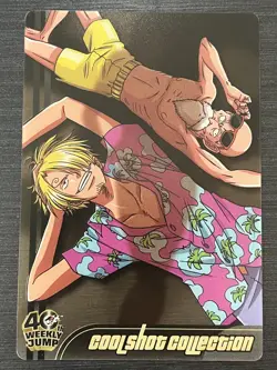 Sanji Kame-sennin Dragon Ball & One Piece wafer card JUMP 40th anniversary 2008 - Image 1