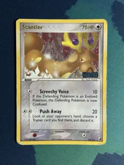 Stantler 32/115 Ex Unseen Forces Reverse Stamped Pokemon Card Foil Holo HP - Image 2