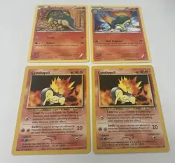 Pokemon TCG Cyndaquil Neo Genesis Card 56/111 Unlimited Common - Image 1