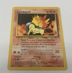 Pokemon TCG Cyndaquil Neo Genesis Card 56/111 Unlimited Common - Image 4