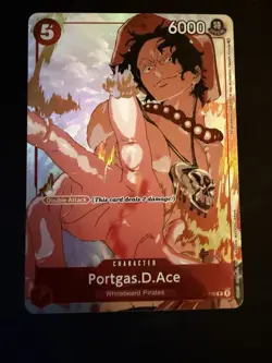 Portgas.D.Ace 2023 Gift Collection P-028 One Piece Promotion Cards NM - Image 1