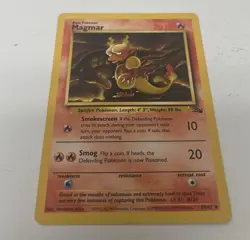 Pokemon TCG Magmar Base Set Unlimited Uncommon Card 36/102 - Image 4