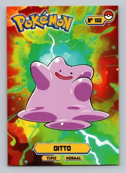 Pokemon Card - Ditto 132 - Card Tops - Pokedex Database 2024 - Image 1