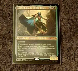 Magic The Gathering Lathril, Blade Of The Elves 0002 Etched Foil Promo - Image 1