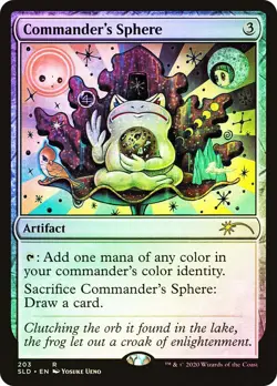 MTG FOIL Commander's Sphere (#203) - Secret Lair Drop #203 - Image 1