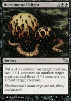 Incremental Blight - Shadowmoor #70/301 MTG Magic The Gathering - Image 1