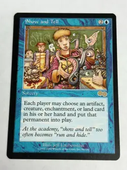 MTG Show and Tell (96) *Non-Foil* Base Rare Urza's Saga 1998 NM/MT Combined Ship - Image 1