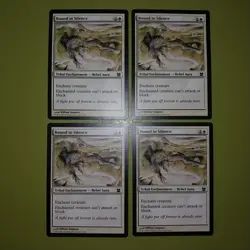 Bound in Silence x4 Modern Masters 4x Playset Magic the Gathering MTG - Image 1