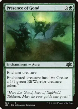 Presence of Gond 1x MtG Jumpstart 2022 J22 SP/NM - Image 1