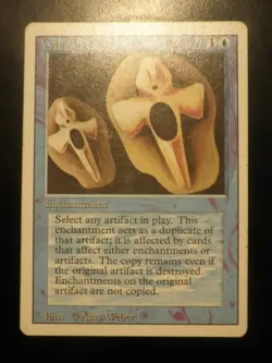 mtg magic copy artifact REVISED ENGLISH copie d'artefact - Image 1