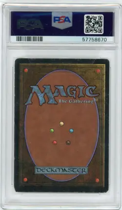 1993 Magic the Gathering MTG Plateau Unlimited Edition PSA 6 Legit No Ink Edge - Image 2