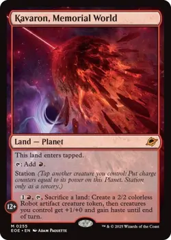 1x NM Kavaron, Memorial World - Edge of Eternities [MTG] - Image 1