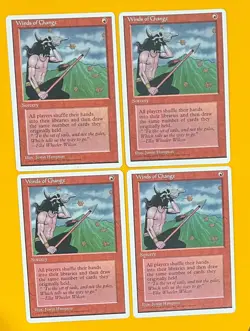 MTG WINDS OF CHANGE (x 4) 4th Edition (OldManMTG 005-327) - Image 1