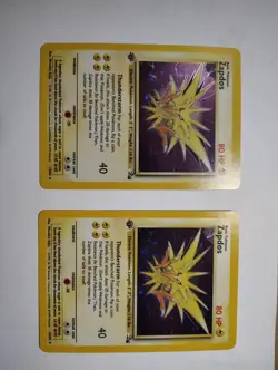 Pokemon 1995 Zapdos Holo Fossil Near Mint/Mint Rare 15/62 Never Played Nice each - Image 1