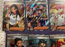 Pokemon Full Art Trainer Lot 10 Cards NM/M Atticus Arven Ortega Eri Mela Nemona+ - Image 2