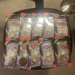 Pokemon TCG Phantasmal Flames Blister Sealed 10Booster Packs Cottonee Whimsicott - Image 1