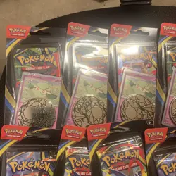 Pokemon TCG Phantasmal Flames Blister Sealed 10Booster Packs Cottonee Whimsicott - Image 2