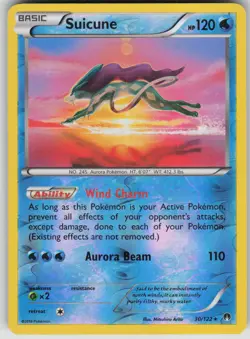 Pokemon TCG Suicune Holo Rare Reverse Holo XY - BREAKpoint 30/122 - Image 1