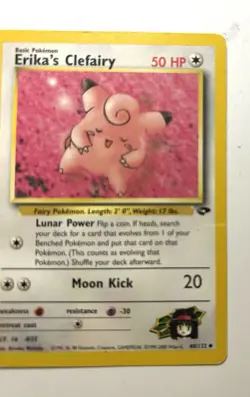 Pokemon TCG Erika's Clefairy Gym Challenge 40/132 - MP - Image 1