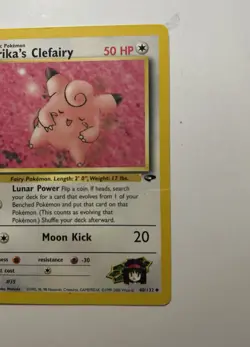 Pokemon TCG Erika's Clefairy Gym Challenge 40/132 - MP - Image 2