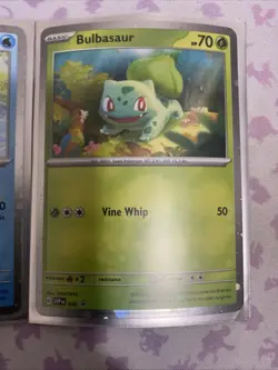 Pokemon 151 Promo Bulbasaur Charmander Squirtle SVP 046 047 048 Kanto Cosmo Holo - Image 4