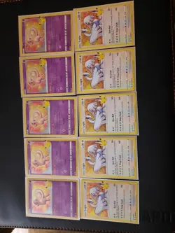 Pokemon TCG Mew & Lugia Celebrations Lot Of (5) Each (10) Total - Image 1