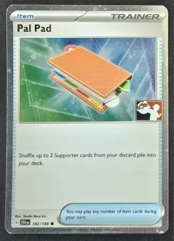 DOUBLE SWIRL Pal Pad 182/198 Play! Prize Pack Series 4 Cosmos Holo Pokemon NM A - Image 1