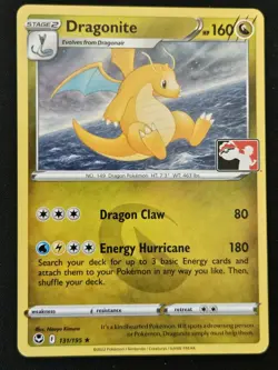 Dragonite 131/195 Play Prize Pack Series 4 Stamped Promo Pokemon TCG 2022 NM - Image 1