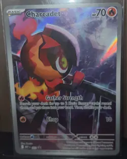 Pokemon Charcadet 022 ETB Black Star Promo - Phantasmal Flames - NM - Image 1